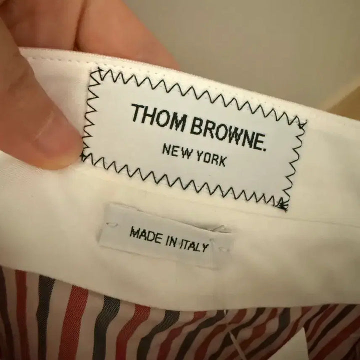 [BUNJANG] Thom Browne Seersucker Pleated Skirt / 톰브라운 시어서커 플리츠 스커트(새상품)