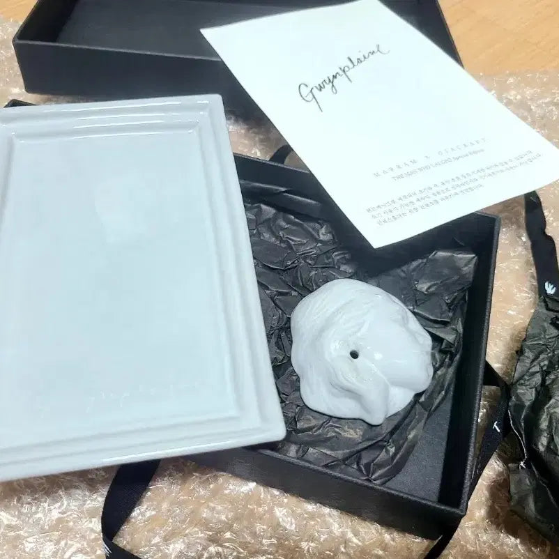 [BUNJANG] OJACRAFT Park Hyo Shin The Man Who Laughs Incense Holder and Tray Set / (정가이하) 박효신 웃는남자 인센스 홀더,트레이 세트