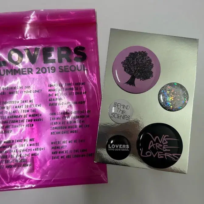[SOLD OUT] 박효신 LOVERS 2019 뱃지 세트