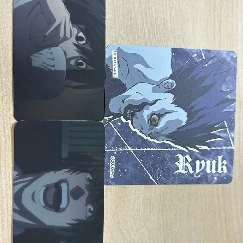 [BUNJANG] Death Note Collaboration Cafe Ryuk L Light POB / 데스노트 콜라보카페 특전 양도 류크 엘 라이토