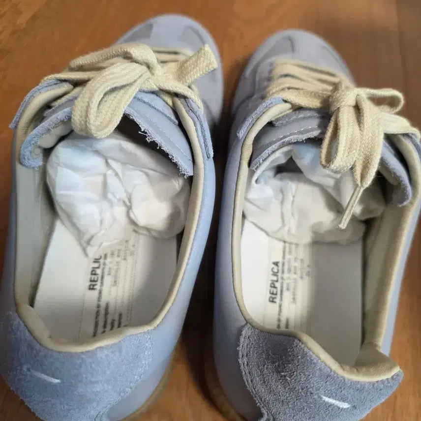 [BUNJANG] Maison Margiela Replica German Army Sneakers Sky Blue Size 37 / 메종 마르지엘라 레플리카 독일군 스니커즈 하늘색 37사이즈 새상품