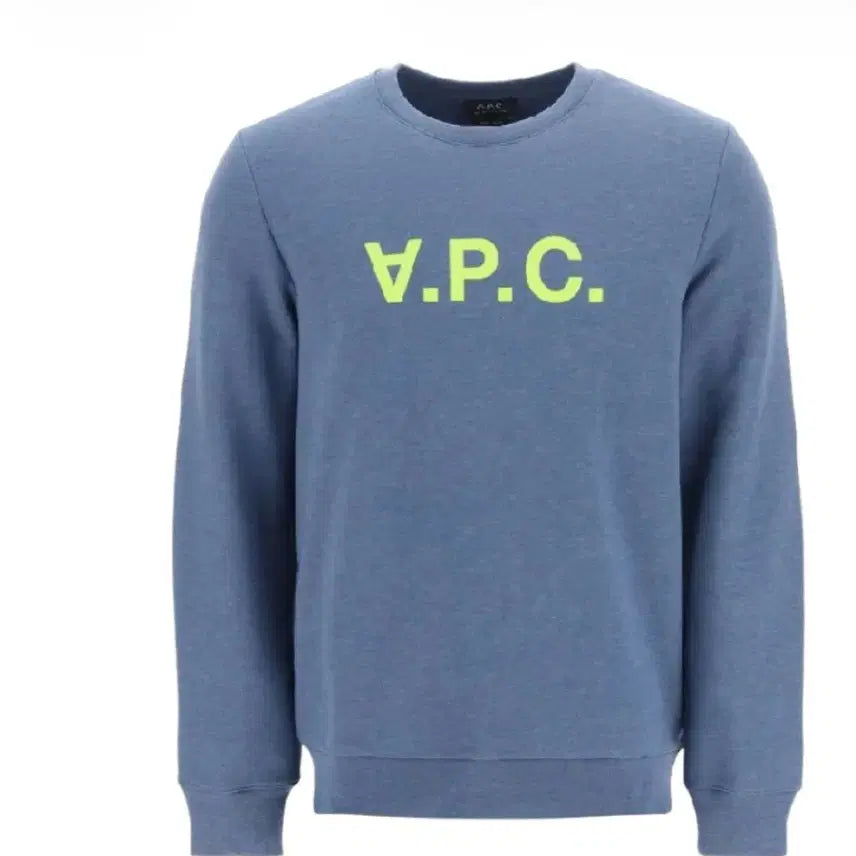 [BUNJANG] A.P.C. V.P.C. Crewneck Sweatshirt M / 아페쎄 V.P.C. 블루 맨투맨 티셔츠M