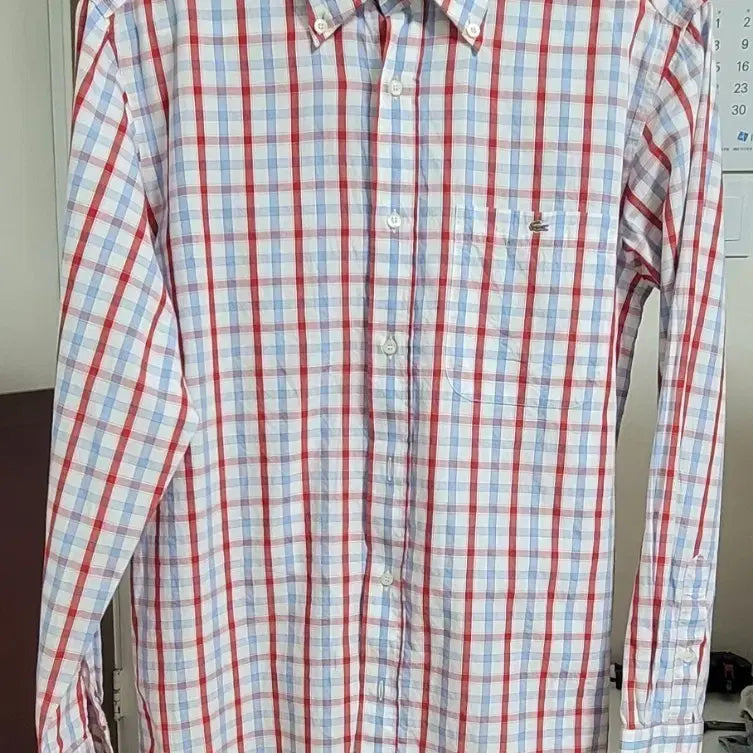 [BUNJANG] Lacoste Checkered Shirt / 라코스테 체크 남방 40사이즈