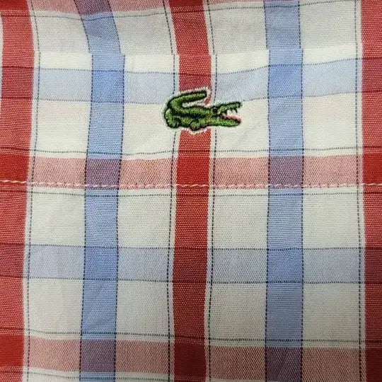 [BUNJANG] Lacoste Checkered Shirt / 라코스테 체크 남방 40사이즈
