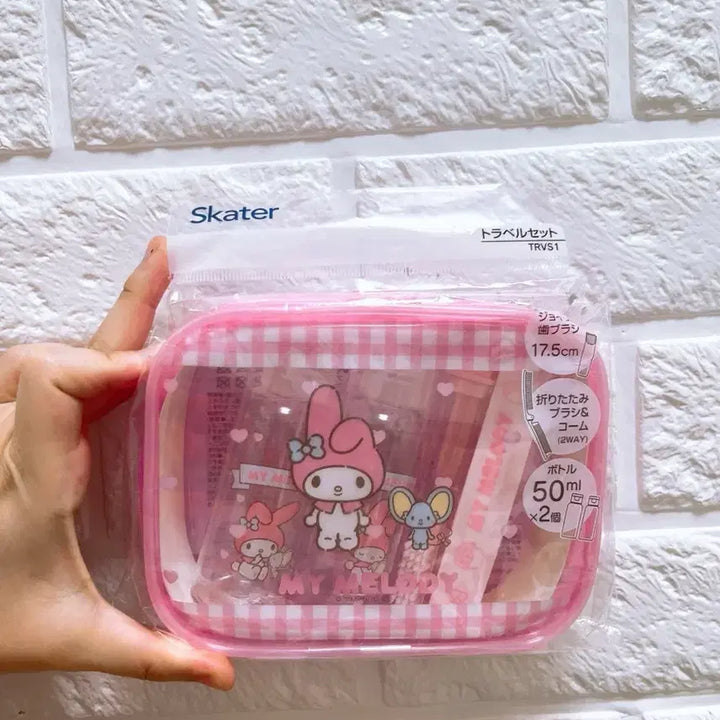 [BUNJANG] Skater My Melody Travel Set TRVS1 / 스케이터 마이멜로디 여행세트 TRVS1
