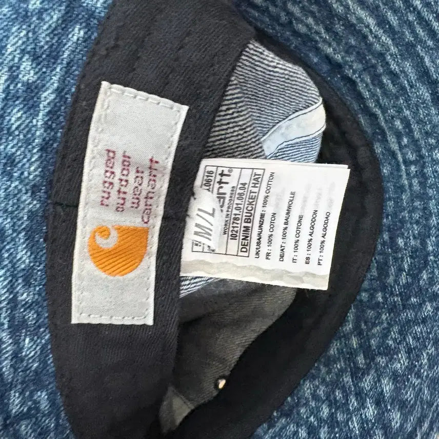 [BUNJANG] Carhartt Denim Bucket Hat / 칼하트 버킷햇