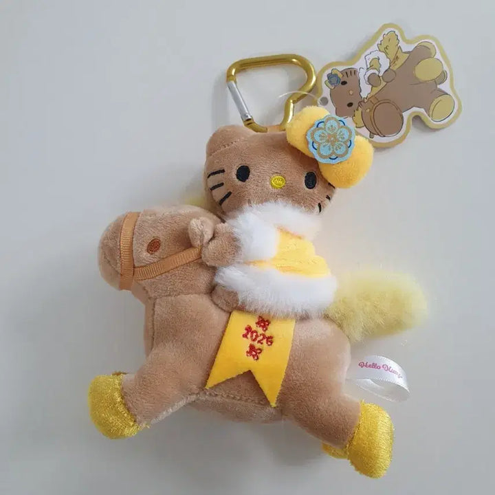 [BUNJANG] Hello Kitty Horse Riding Plush Keychain / 말을 탄 키티 인형 키링
