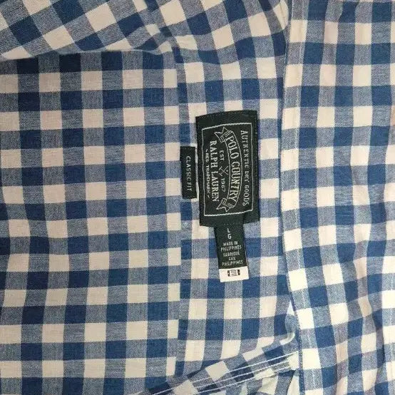 [SOLD OUT] 폴로 랄프로렌 컨트리 깅엄 셔츠 클래식핏