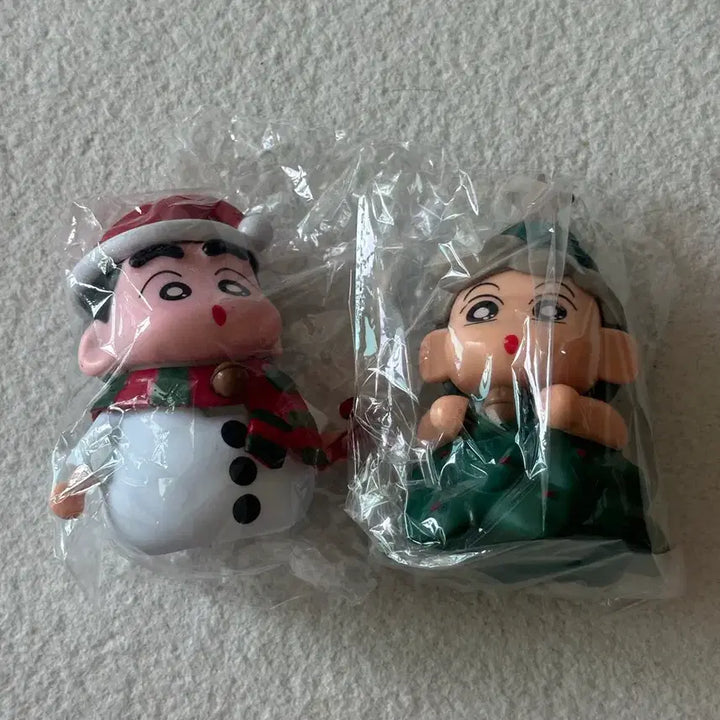 [BUNJANG] Crayon Shin-chan Christmas Figure Set / [새상품] 짱구 크리스마스 피규어 세트