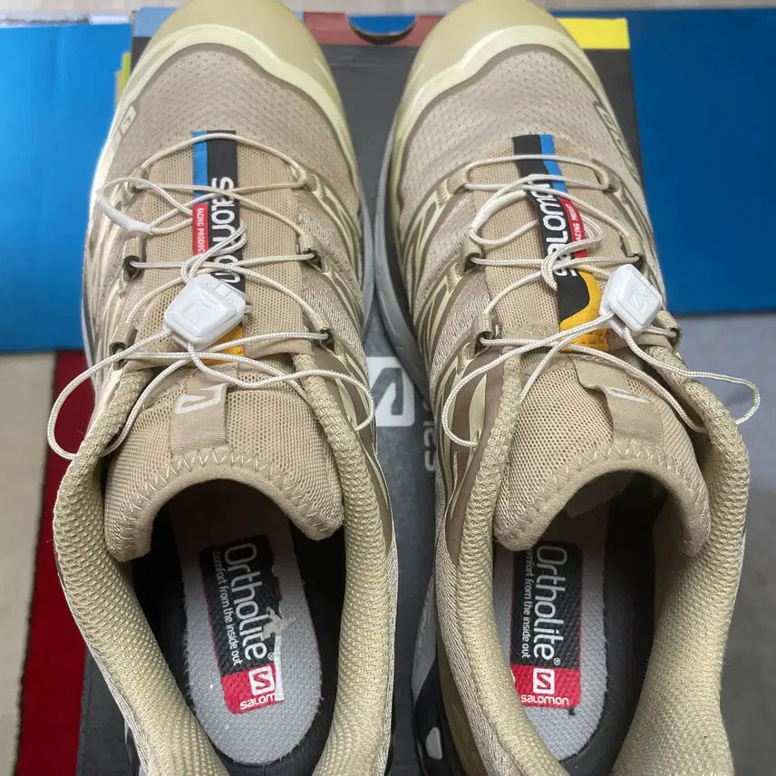 [BUNJANG] Salomon XT-6 Clear Safari Vanilla Ice Sneakers / 살로몬 XT-6 클리어 사파리 바닐라 아이스 285mm