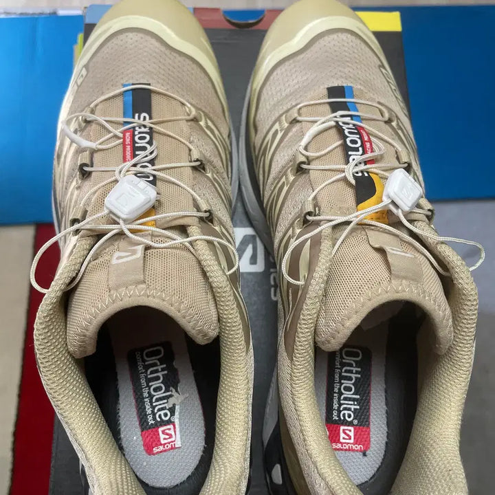 [BUNJANG] Salomon XT-6 Clear Safari Vanilla Ice Sneakers / 살로몬 XT-6 클리어 사파리 바닐라 아이스 285mm