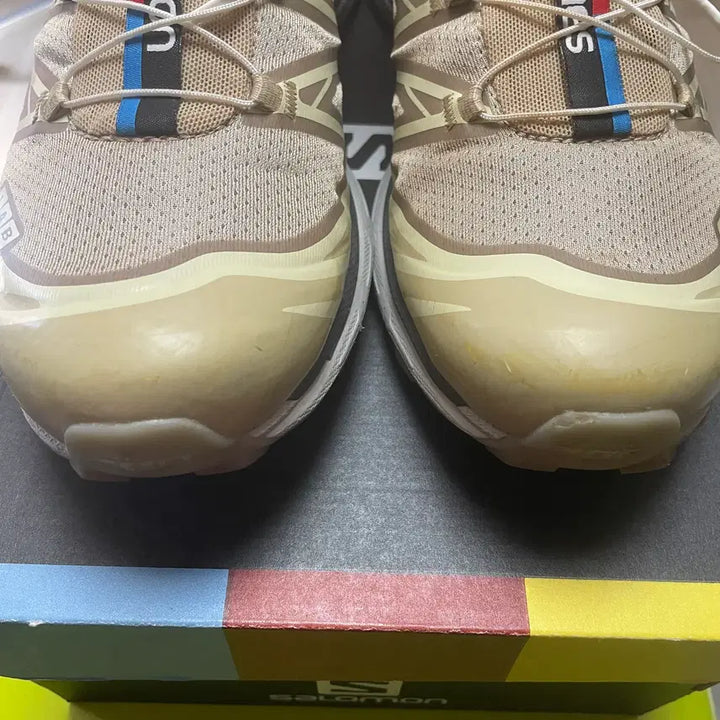 [BUNJANG] Salomon XT-6 Clear Safari Vanilla Ice Sneakers / 살로몬 XT-6 클리어 사파리 바닐라 아이스 285mm