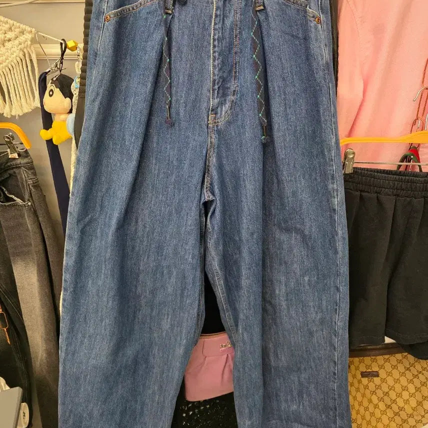 [BUNJANG] Niko and... Pinched Denim Pants L / 니코앤드 핀턱 데님 팬츠 L