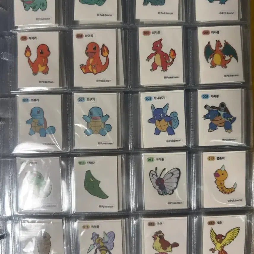 [BUNJANG] Pokemon Season 1 Tteokbokki Sticker Set / 포켓몬 시즌1 띠부씰 001-151