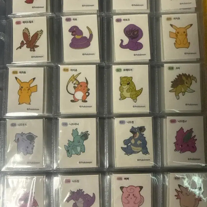 [BUNJANG] Pokemon Season 1 Tteokbokki Sticker Set / 포켓몬 시즌1 띠부씰 001-151