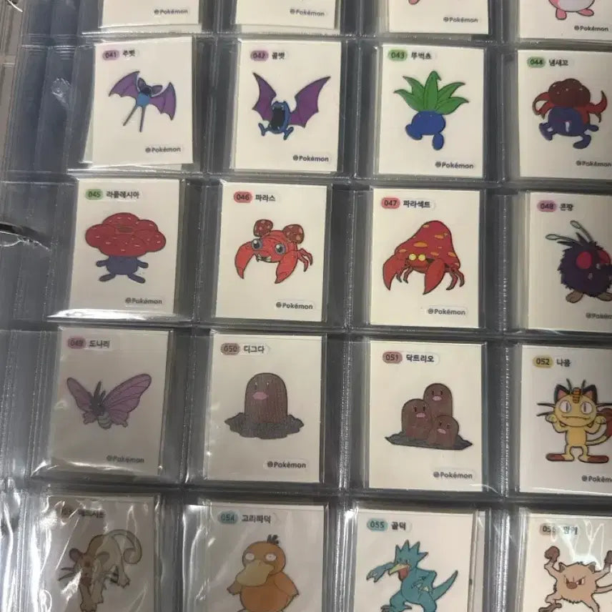 [BUNJANG] Pokemon Season 1 Tteokbokki Sticker Set / 포켓몬 시즌1 띠부씰 001-151