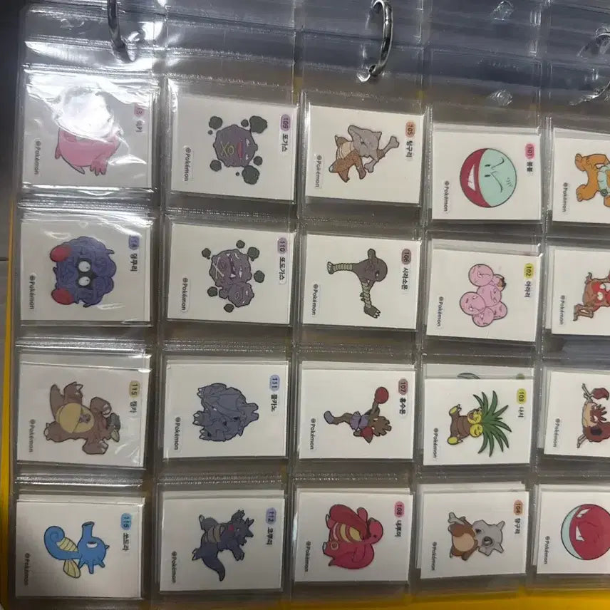 [BUNJANG] Pokemon Season 1 Tteokbokki Sticker Set / 포켓몬 시즌1 띠부씰 001-151
