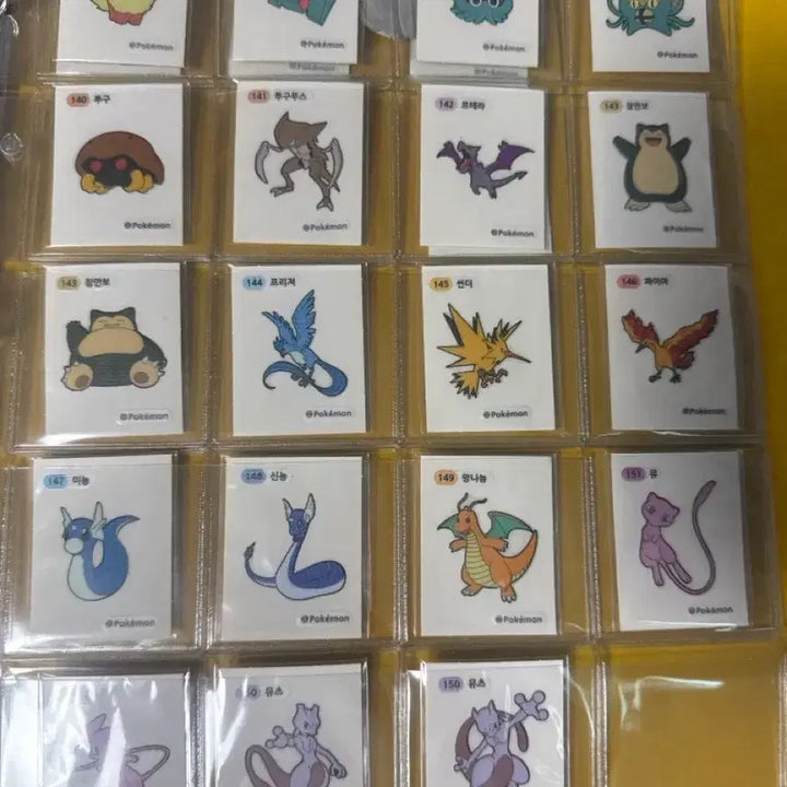 [BUNJANG] Pokemon Season 1 Tteokbokki Sticker Set / 포켓몬 시즌1 띠부씰 001-151