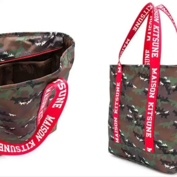 [BUNJANG] Maison Kitsune x Eastpak Tote Bag / 메종 키츠네&amp; 이스트팩 콜라보 토트백