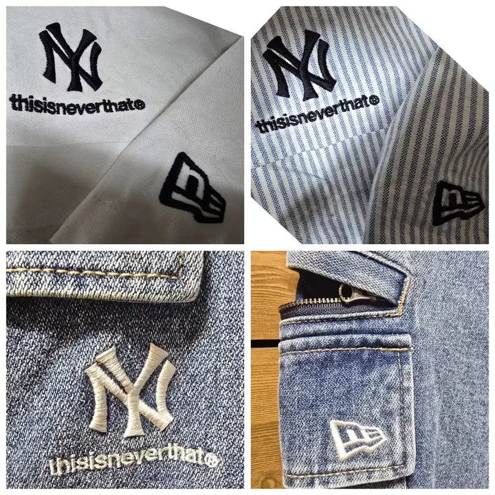 [BUNJANG] New Era x Thisisneverthat Oxford Shirt / Pants Set / 뉴에라X디네댓(셔츠/팬츠)개별가