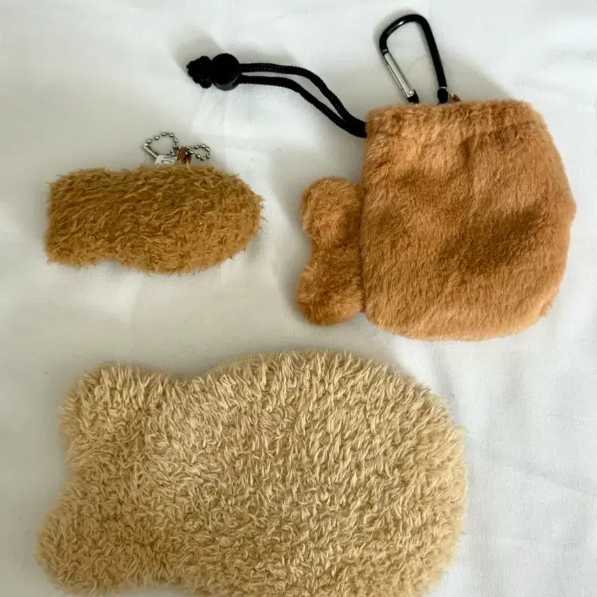 [BUNJANG] Fish-Shaped Pouch and Keychain Set / 귀여운 붕어빵 파우치 키링 세트