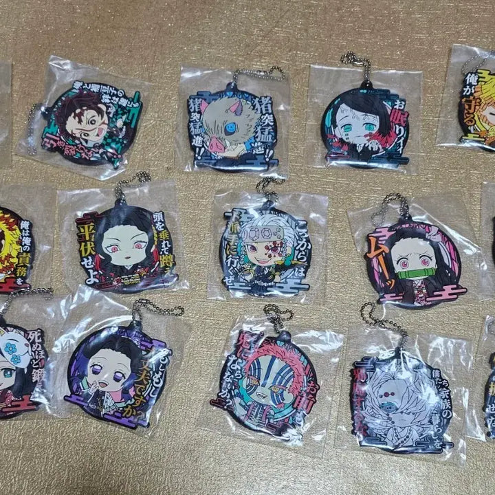 [SOLD OUT] [귀멸의 칼날] 제일복권 스트랩 15종 풀세트 판매합니다!