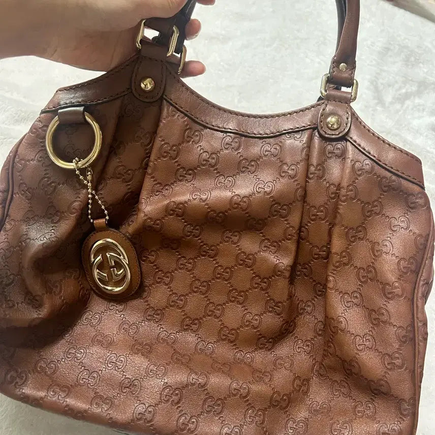 [BUNJANG] Gucci Sukey Shima Leather Shoulder Bag / 구찌 시마 수키백