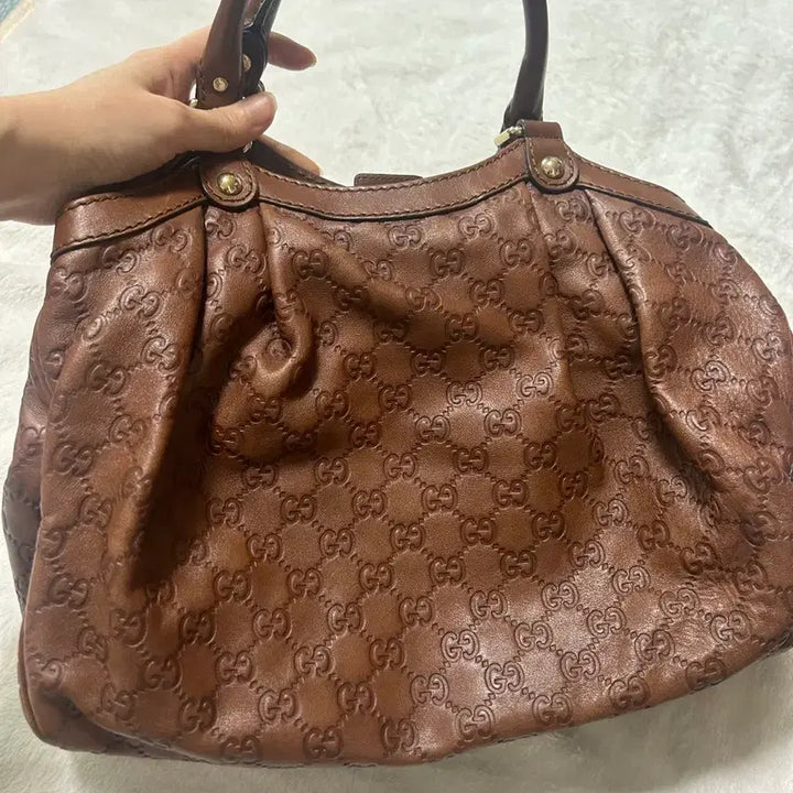 [BUNJANG] Gucci Sukey Shima Leather Shoulder Bag / 구찌 시마 수키백