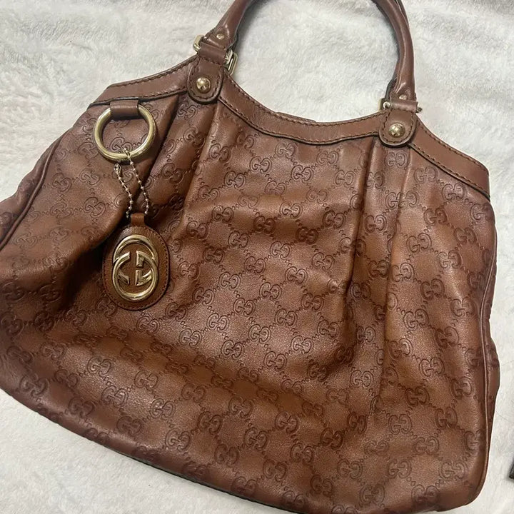 [BUNJANG] Gucci Sukey Shima Leather Shoulder Bag / 구찌 시마 수키백