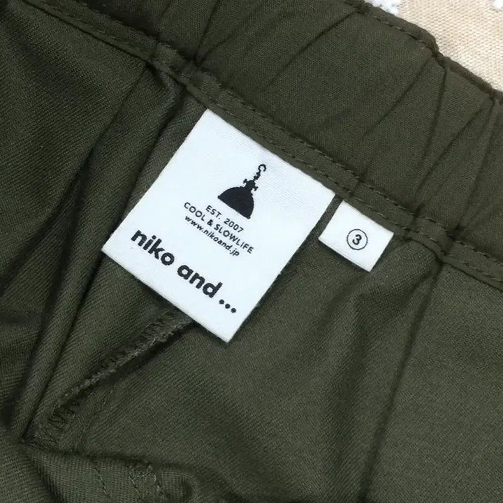 [BUNJANG] Niko and... Khaki Wide Pants / 일본 빈티지 니코앤드 niko and 아메카지 카키 와이드 팬츠