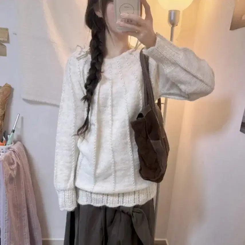 [BUNJANG] Mori Girl Knit Sweater / 모리걸 니트