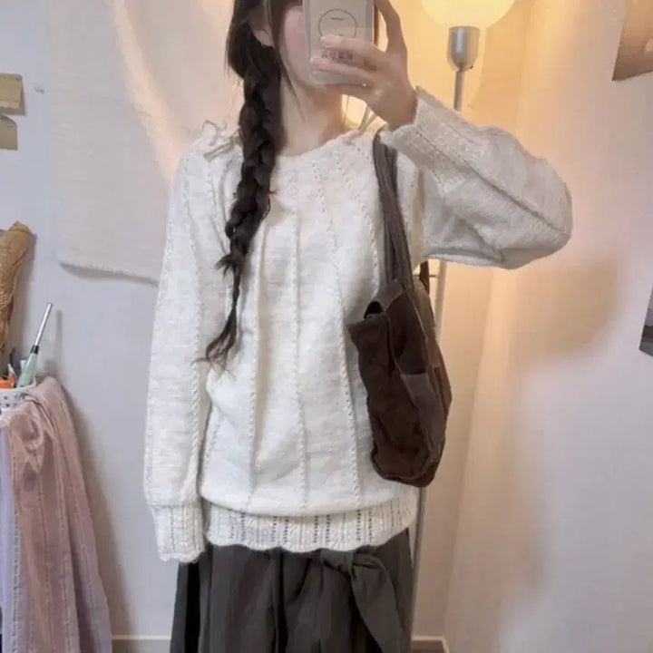[BUNJANG] Mori Girl Knit Sweater / 모리걸 니트
