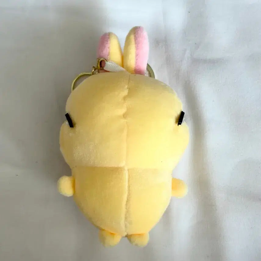 [BUNJANG] Chiikawa Usagi Rabbit Doll Keychain Yellow Glasses Ribbon / 치이카와 우사기 토끼 인형 키링 옐로우 안경 리본