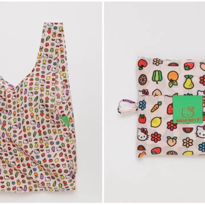 [BUNJANG] BAGGU Hello Kitty Icon Standard Size Tote Bag / BAGGU 바쿠 헬로키티 아이콘 스탠다드사이즈