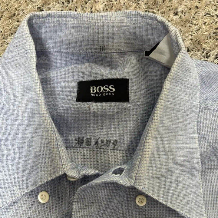 [BUNJANG] Hugo Boss Blue Dress Shirt / 독일브랜드 휴고보스 셔츠 사이즈 105-110
