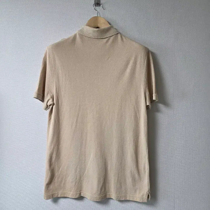 [BUNJANG] Lacoste Beige Pique Short Sleeve T-Shirt Size 100 / 라코스테 베이지 피케 반팔 티셔츠  사이즈 100