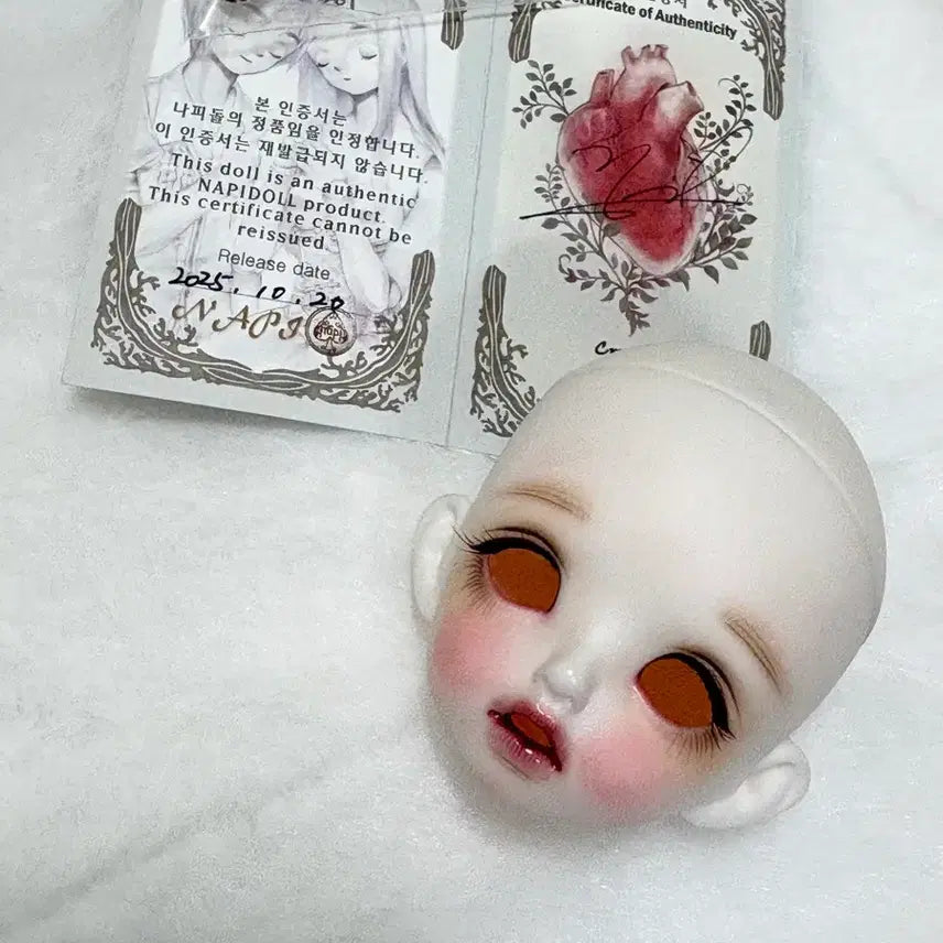 [BUNJANG] NapiDoll Carol White Head Ball-Jointed Doll USD / 나피돌 캐롤 미백 헤드 구체관절인형 usd