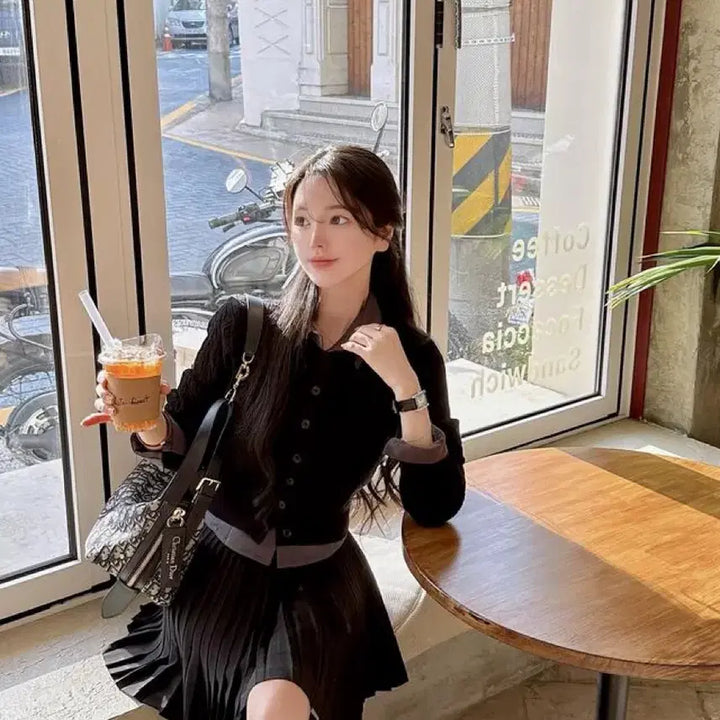 [BUNJANG] Mayoon Cable Knit Cardigan (Black) / 메이윤 제작 촉감대박 꽈배기 가디건 (블랙)