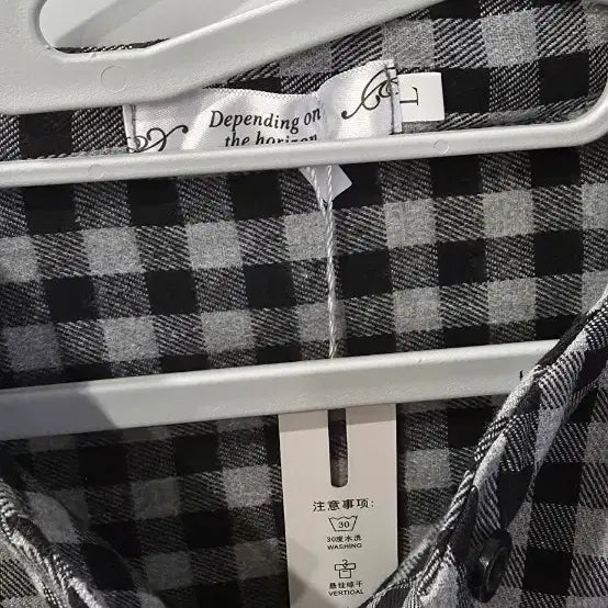 [BUNJANG] Gingham Check Shirt Dress Black / 깅엄 체크 셔츠 원피스 블랙