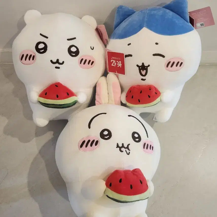 [SOLD OUT] 먼작귀 치이카와 하치와레 우사기 수박 3종세트 택포 3.2