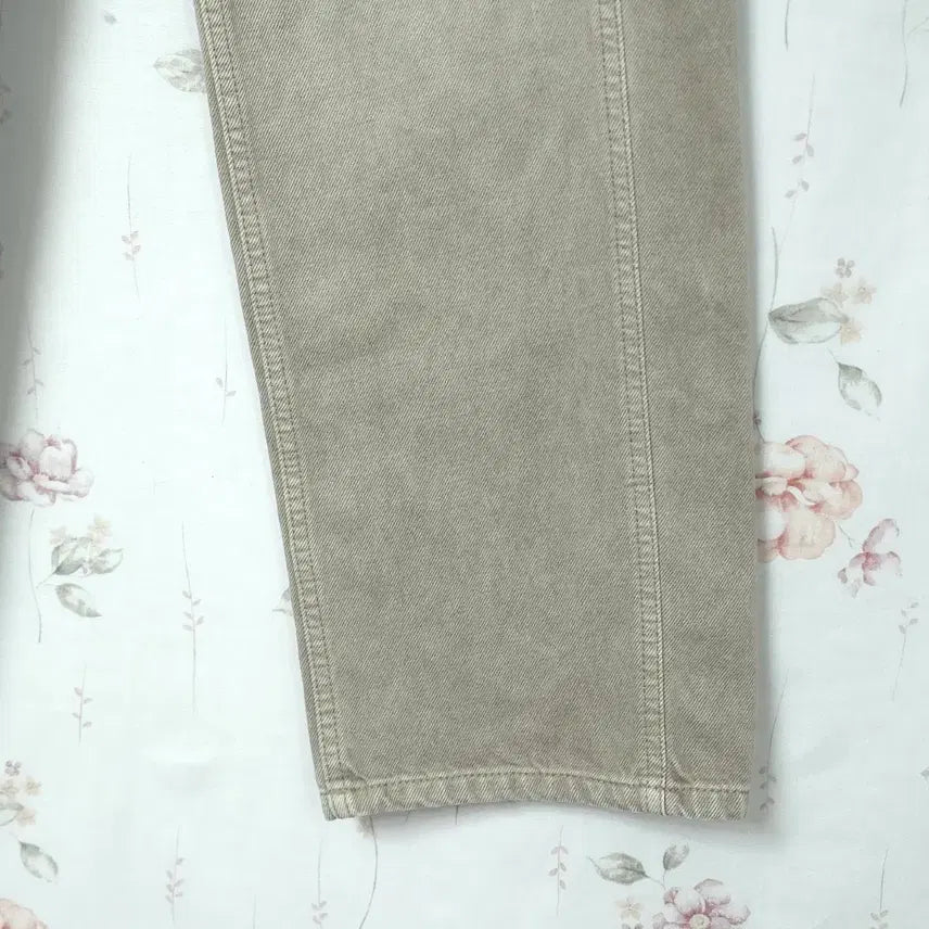 [BUNJANG] Facade Pattern Semi-Wide Fit Denim Pants / 파사드패턴 세미와이드핏 데님팬츠