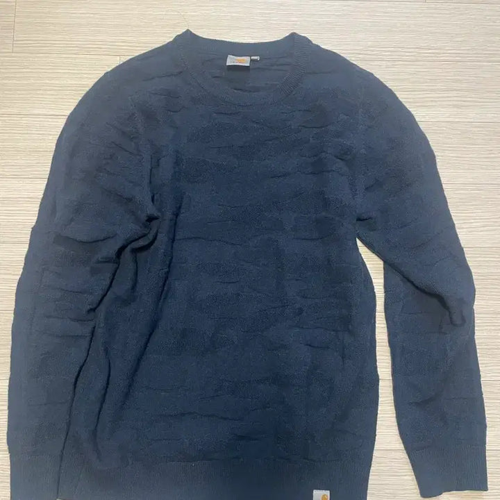 [BUNJANG] Carhartt Peril Knit Navy M (100) / 칼하트 네이비 페릴 니트 m(100)