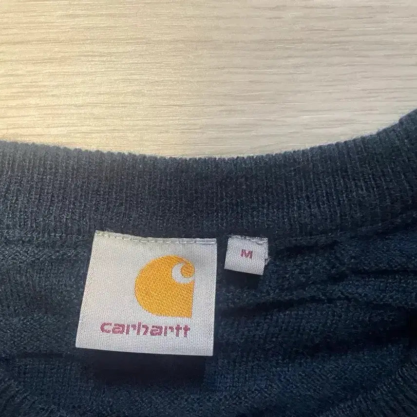 [BUNJANG] Carhartt Peril Knit Navy M (100) / 칼하트 네이비 페릴 니트 m(100)