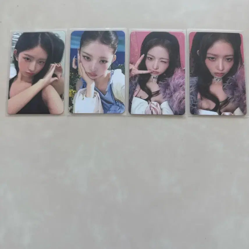 [BUNJANG] IVE Rei Secret POB Photocard 4-Piece Set / 아이브 시크릿 레이 특전 포카 4종 세트(공굿 덤)