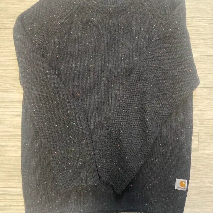[BUNJANG] Carhartt Anglistic Black Knit Sweater / 칼하트 앵글리스틱 블랙 니트 스웨터