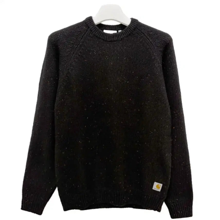 [BUNJANG] Carhartt Anglistic Black Knit Sweater / 칼하트 앵글리스틱 블랙 니트 스웨터