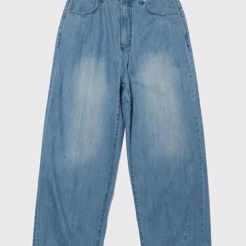 [BUNJANG] HAECHING ROOM Wide Jeans Washed Deep Blue / [4] 해칭룸 와이드 진 워시드 딥 블루