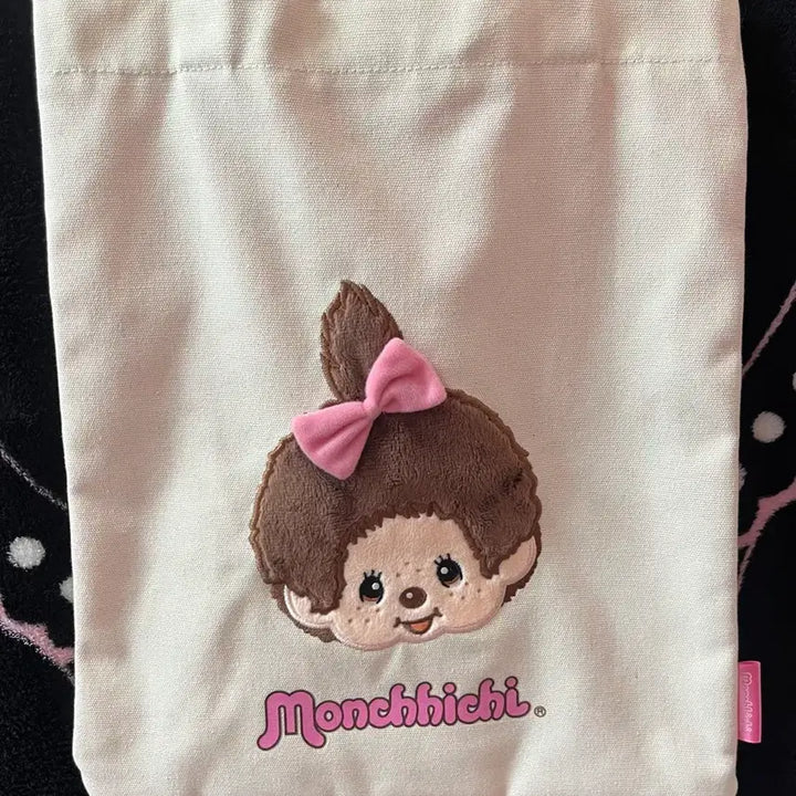 [BUNJANG] Monchhichi Canvas Tote Bag / 몬치치 가방 몬치치 토트백 몬치치 걸