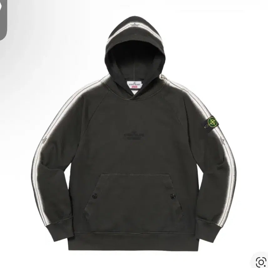 [BUNJANG] Supreme Stone Island Stripe Hoodie (22ss) / [xl] 슈프림 스톤아일랜드 스트라이프 후드 - 22ss
