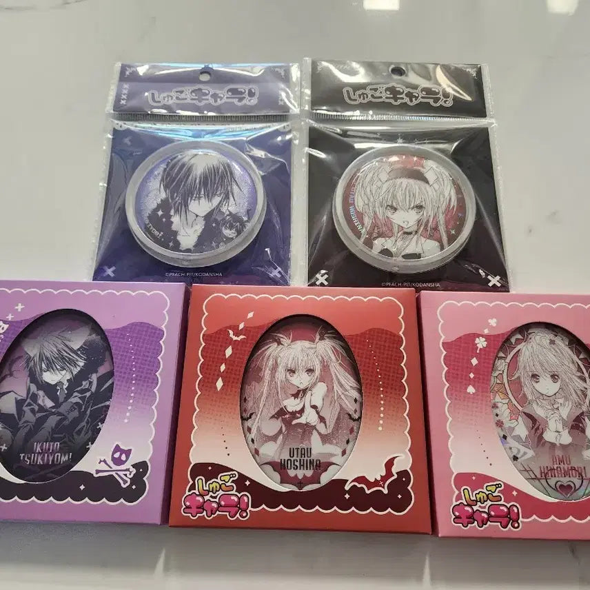 [BUNJANG] Shugo Chara! Badge Bundle Set / 캐릭캐릭체인지 뱃지 일괄